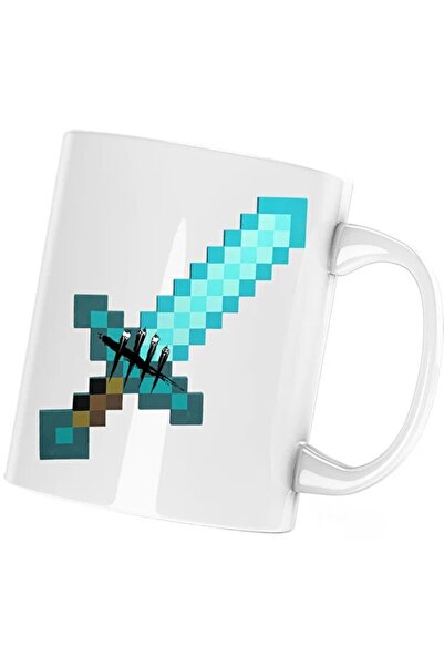 INOVATIX Cana Dead by Daylight Minecraft Horror Diamond Sword, alba, 330 ml