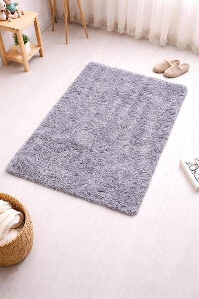SKY TOUCH SKY-TOUCH Soft Short-Pile Area Rug for Living Room & Bedroom, Fluff...