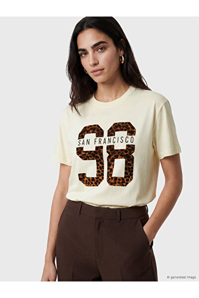LC Waikiki Γυναικείο T-Shirt 100% Βαμβακερό με Μοτίβο
