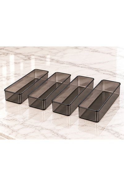 HB LİFE Modularni organizator za ladice | Set od 4 kutije za organizaciju kuh...