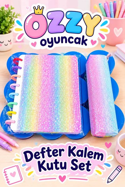 Ozzy SİMLİ DEFTER KALEM KUTU SET