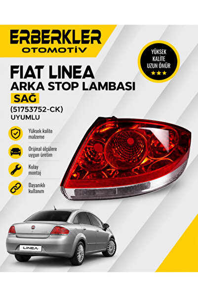 ERBERKLER Fiat Linea Arka Stop Lambası Sağ (51753752-ck) Uyumlu