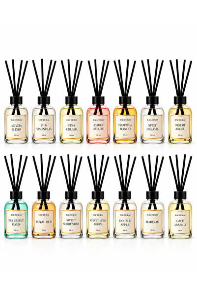 Eau Dubai Set 14 odorizante de cameră cu bețișoare, Colecția completă, 1540 ml