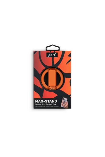 darc Darek - Magsafe Magnetic Mobile Phone Stand and Grip - Orange