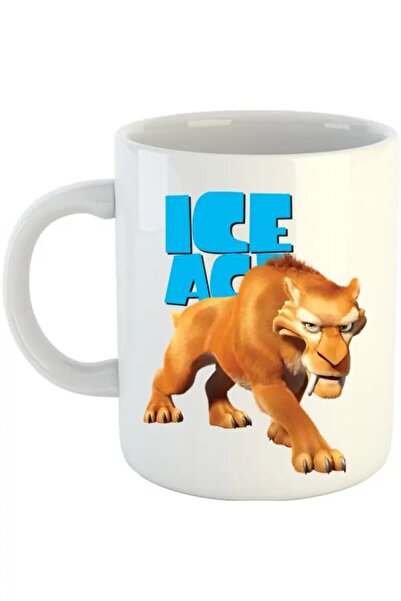 INOVATIX Cana Ice Age Logo Lion Antic Animal Fluffy Huge, alba, 330 ml