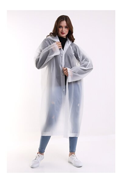 Bosile Unisex Navy Blue Eva Fabric Water Windproof Raincoat