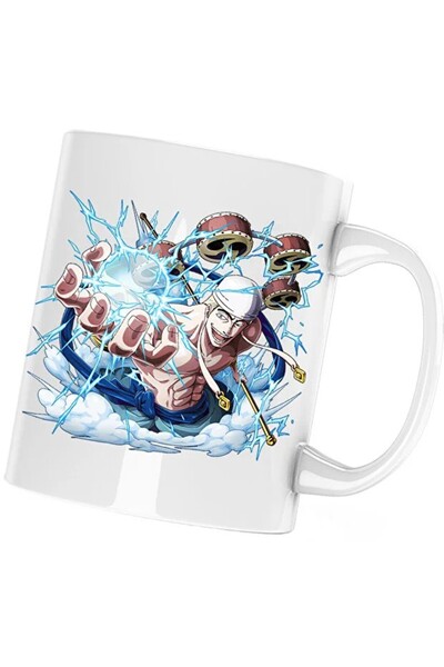 INOVATIX Cana One Piece Treasure Cruise Enel Cartoon Anime, λευκό, 330 ml
