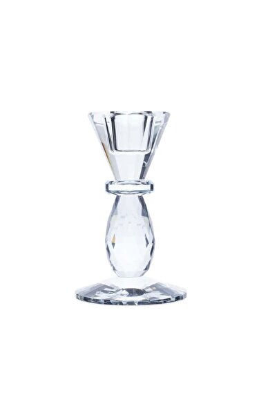 Generic Crystal Taper Candle Holder 8x8x11.5cm- Clear - 112HHT9900361