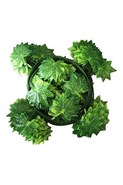 Generic 12-Piece Artificial Maple Leaf Vine Plant Set Green