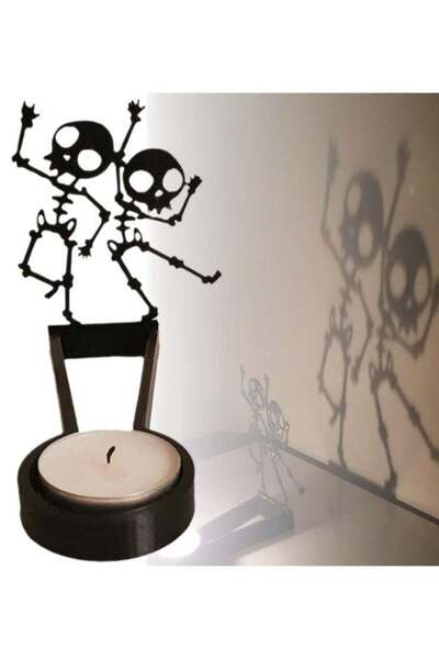 Generic Festivals Candle Holder Table Decoration Funny Shadow Stand Tealight ...