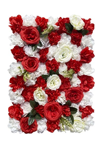 Generic 1pcs Silk Rose Flower Wall Artificial Flowers DIY Wedding Wall Decor ...