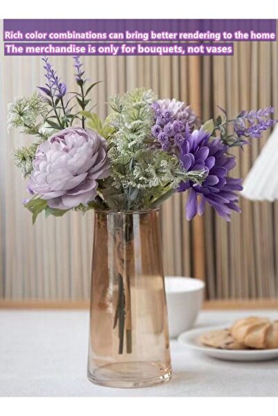 Generic 2-Bunch Set Artificial Decorative Flowers Wedding Home Decoration Pur...