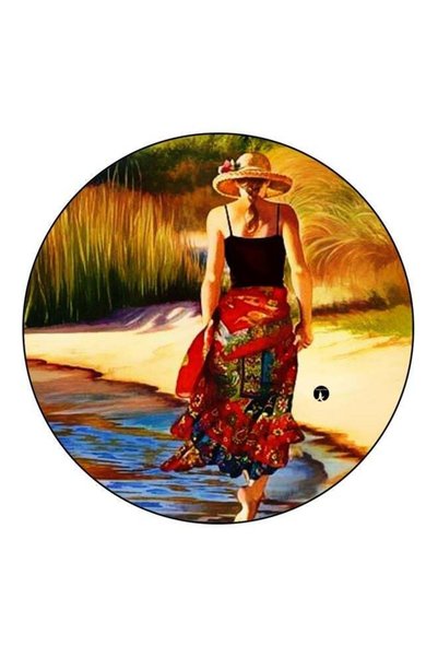 Generic Girl Printed Fridge Magnet Multicolour 5.5cm