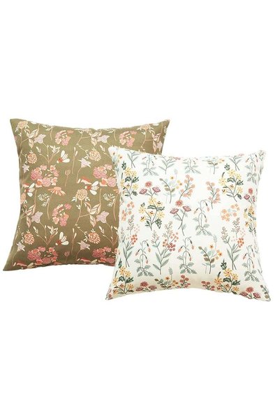 Generic 2 Pack Jacquard Cushion Cover Set, 18x18 Inch High Density Decorative...