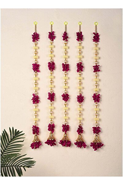 Generic Madhoor Jhumka Bells Decorative Latkan Door Hanging Purple for Diwali...