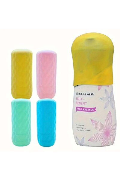 Generic 4-Pack, 4 colors Silicone Bottle Covers – Leak-Proof Travel Sleeves f...