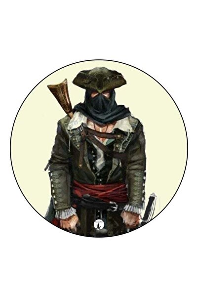 Generic Ninja Printed Fridge Magnet White/Green/Red 5.5cm