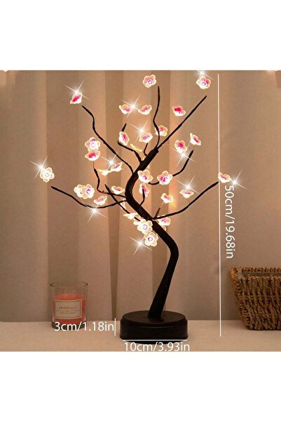 Generic Decorative LED Plum Blossom Tree Lamp - Artificial Fairy Light Tree, ...
