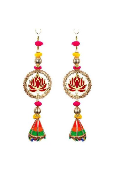 Generic Madhoor Lotus Design Decorative Latkan Door Hanging for Diwali, Weddi...