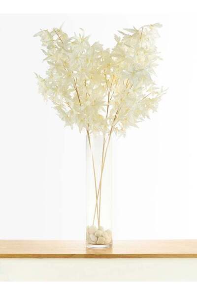 Generic Japanese Sakura 3pc Flower Stick – White | 100cm Artificial Flower St...