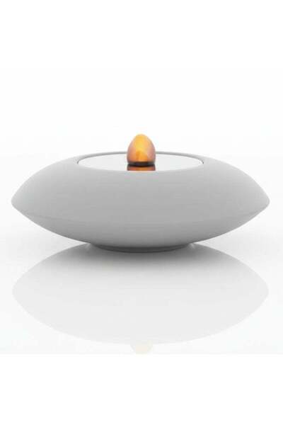Generic AKDC Metal LED Candle Light 15cm – White | Battery Operated (2 AA)