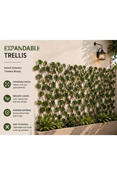Generic Artificial Green Leaves Vine – Realistic Fake Leaf Garland for Home &...