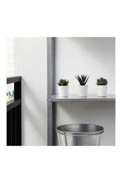 Generic 3-Piece Artificial Plant With Pot Green/White