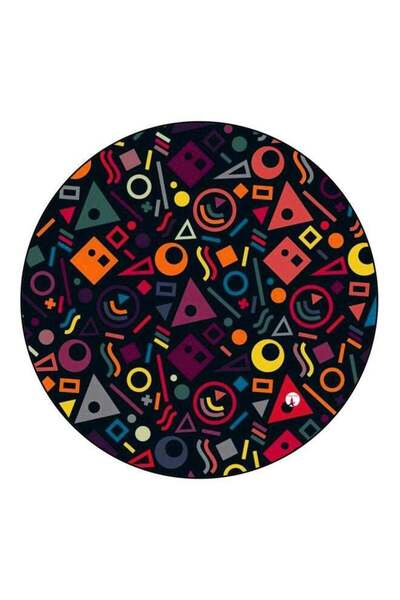 Generic Printed Fridge Magnet Blue/Red/Orange 5.5cm