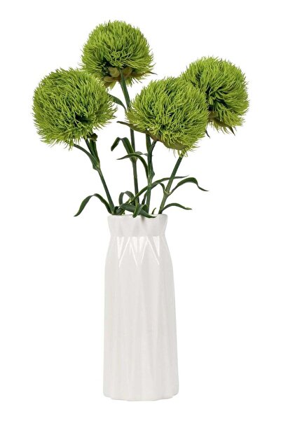 Generic LATIFA 4 Pcs Artificial Dianthus Flowers, Realistic Greenery Stems fo...