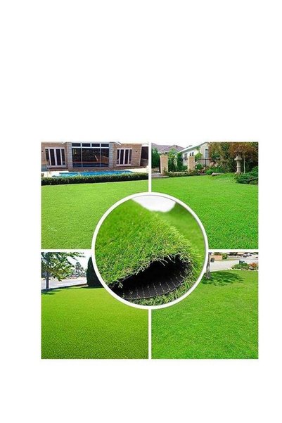 Generic FFD Artificial Grass Carpet Mat for Home & Garden | Fake Grass for Ou...