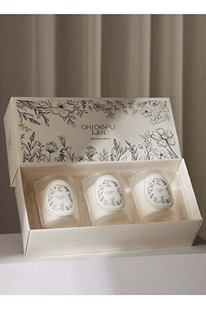 Generic 3-Piece Floral Scented Candle Gift Set, Floral & Fruity Natural Fragr...