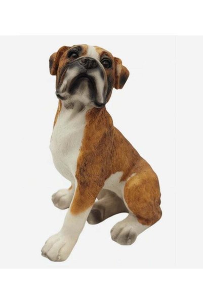 Generic AKDC Mini Polyresin Dog Decorative Figurine – Cute Brown Animal Colle...