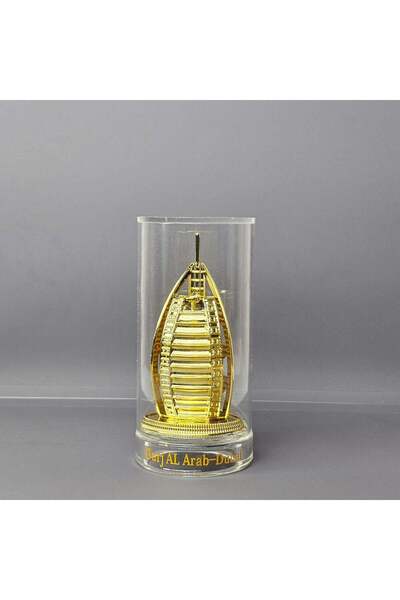 Generic Burj Al Arab in Acrylic Tube Decorative Skyscraper 14.5cm