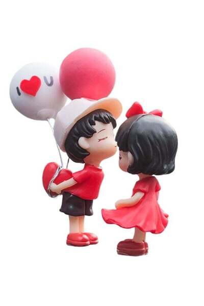 Generic Cartoon Couples Model Ornament Creative Car Interior Dashboard Romant...