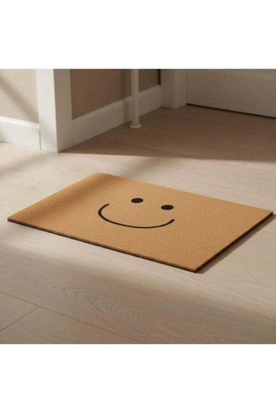 Generic Beluxe Smile Anti-Slip Washable Door Mat 50x75cm - Durable Non-Slip O...