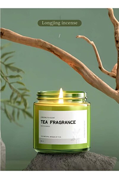 Generic 100g Oriental Tea Scented Candle, Osmanthus Green Tea Fragrance, Calm...