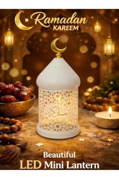 Generic LED Metal Lantern Lamp, Decorative Hollow Candle Holder, Farmhouse St...