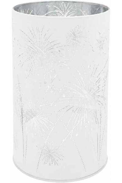 Generic LED Hurricane Lanterns with Warm White Lights - Elegant Firework Glas...