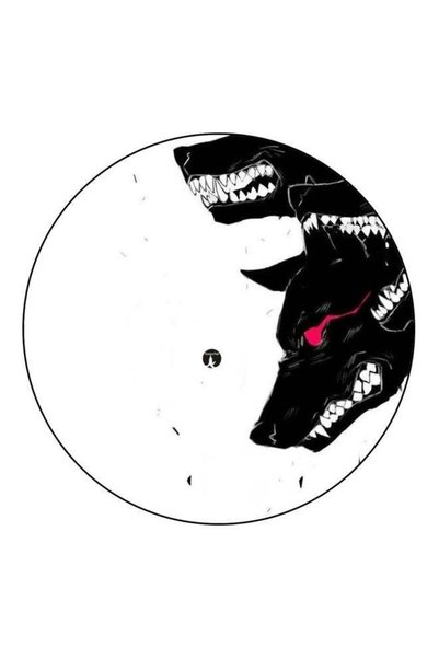 Generic Cartoon Printed Fridge Magnet White/Black/Red 5.5cm