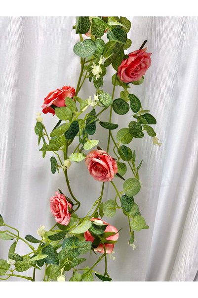 Generic Artificial Flower Rose Vine Hanging Decoration - Floral Garland for H...