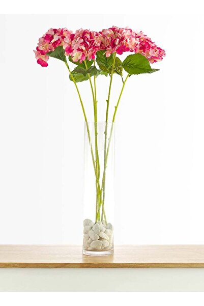 Generic Hydrangea 5pc Flower Stick with 5 buds – Dark Pink | 80cm Artificial ...