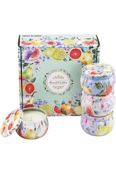 Generic 4 Pcs Scented Candles Gift Set, Aromatherapy Soy Wax Candles for Home...