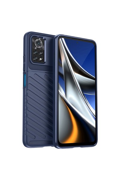 ERBORD Husă pentru Xiaomi Poco X4 Pro 5G, Thunder, albastru
