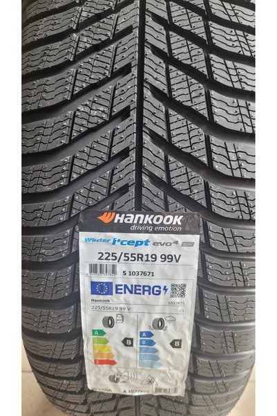 Hankook 225/55R19 Winter İ-cept EVO4 W340 99V Set Olarak (4 ADET) 2026 Üretim*