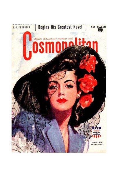 Generic Cosmopolitan Themed Metallic Plate Black/Blue/Red 20x15cm