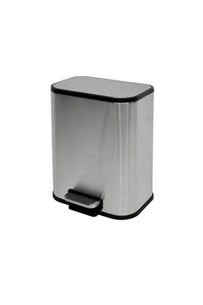 EK BINS Soft-Close Pedal Bin | Brushed Matte Stainless Steel Trash Can | Dust...