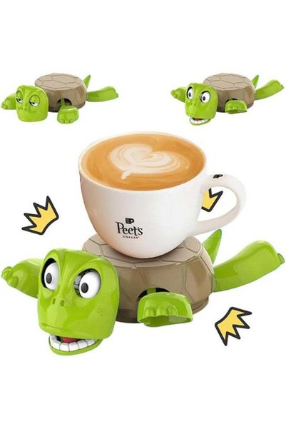 Generic Turtle Coaster, Funny Tea Coasters with Interactive Expression, Turtl...