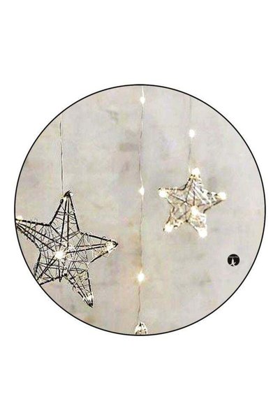 Generic Stars Printed Fridge Magnet Beige/Black/Yellow 5.5cm