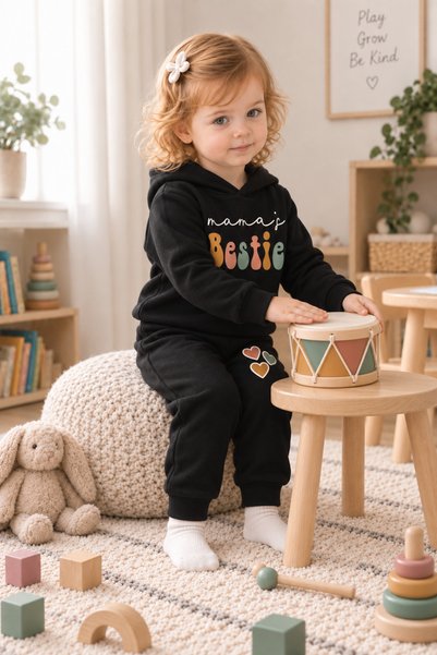 ADABEBEK Mamas Bestie Alt Üst Takım 24310-T3