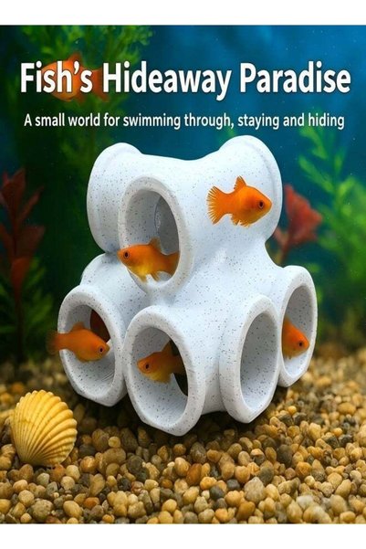 Generic Aquarium Hideaway Cave for Aquatic Pets to Breed, Play and Rest, Safe...